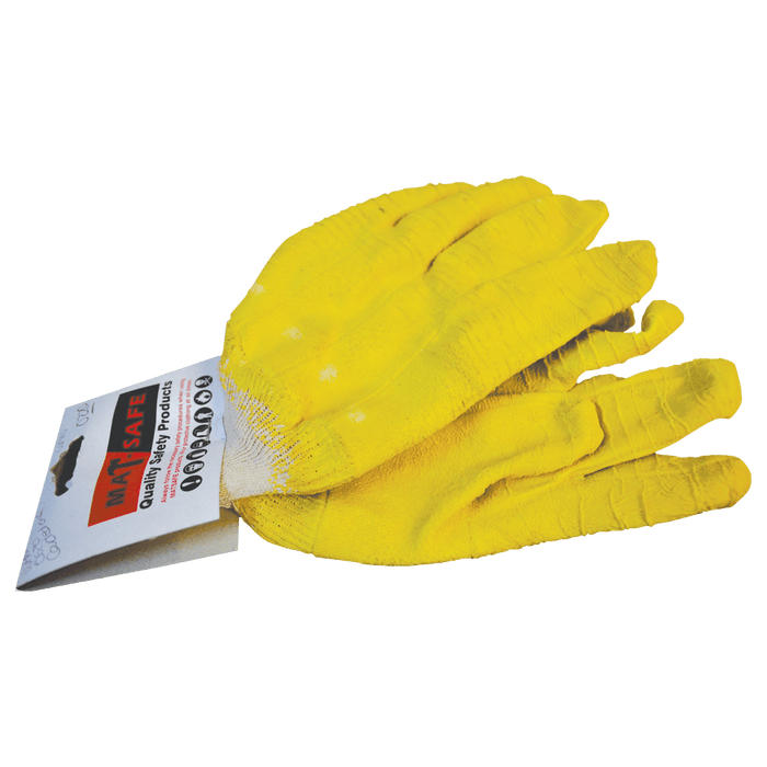 Glove Matsafe Latex Comarex Yellow K/W Wan0220