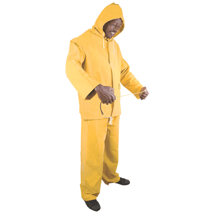 Rainsuit Msafe Yel R/Rized M 2 Pc+Hood Wan1001