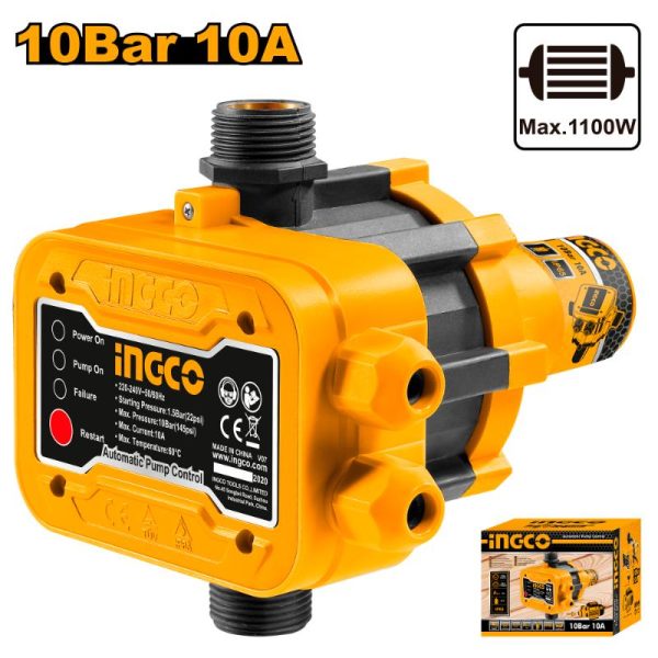 INGCO PUMP CONTROL AUTO 10BAR SWITCH - WAPS001