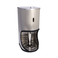 WATR-1001 - TOILET ROLL HOLDER LOCK 2TIER S/STEEL