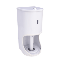 WATR-1002 - TOILET ROLL HOLDER LOCK 2TIER WHITE