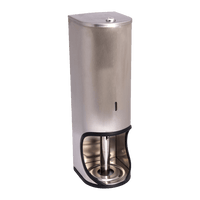 Toilet Roll Holder Lock 3 Tier S/Steelxxx Watr 1003