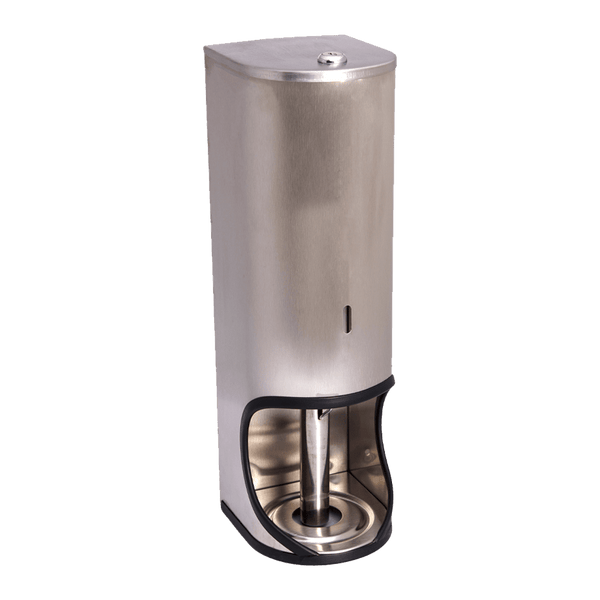 Toilet Roll Holder Lock 3 Tier S/Steelxxx Watr 1003