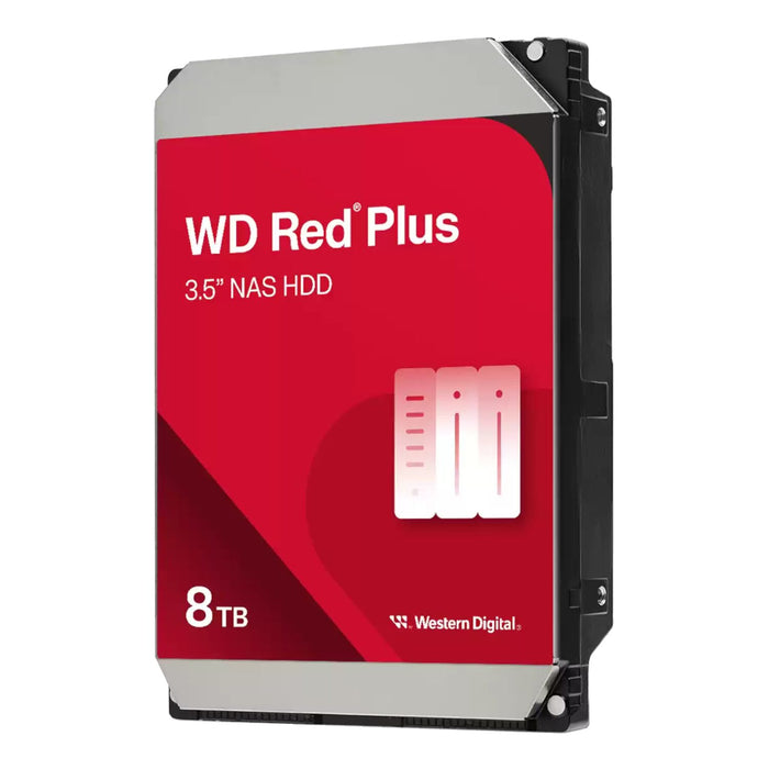Western Digital Red Plus 8TB NAS HDD - Reliable 3.5