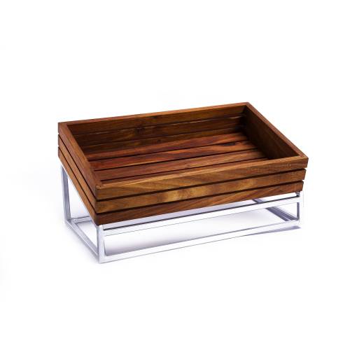INFINITI Wood Display Basket (340Mm X 240Mm X 90Mm)  - WDB0340