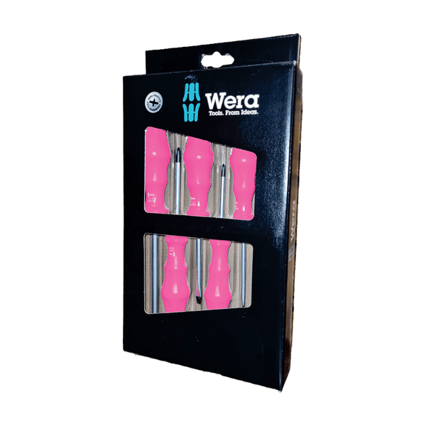 WER17345P - SCREWDRIVER SET WERA P/5 CLASSIC PINK