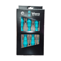 Screwdriver Set Wera Green P/6 1734/6 Wer17346