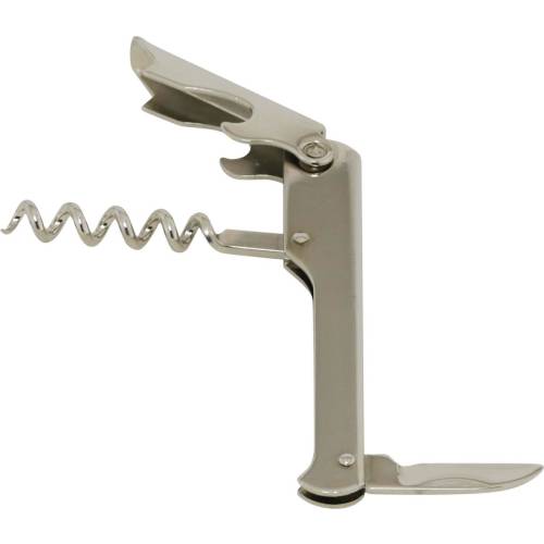 Stainless Steel Waiter's Friend Corkscrew | Bottle Opener Multi-Tool for Wine & Beer - Chavda.com