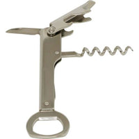 Waiter's Friend Corkscrew Bottle Opener - Stainless Steel Wine Key All-in-One - Chavda.com