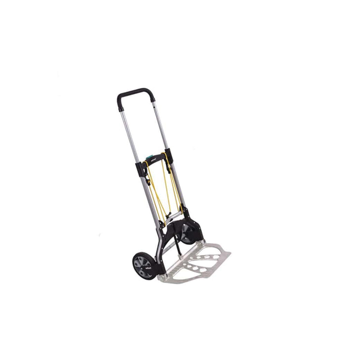 Wolfcraft TS 850 Hand Truck: Folding Transport System, 100kg Capacity, Step-Friendly Wheels, Easy Tilting - Buy Now!