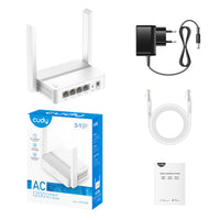 Cudy AC1200 Dual-Band Wireless Wi-Fi Router – White-WR1200E