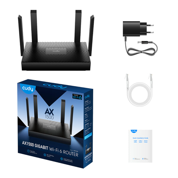 Cudy AX1500 Wi-Fi Router-WR1500