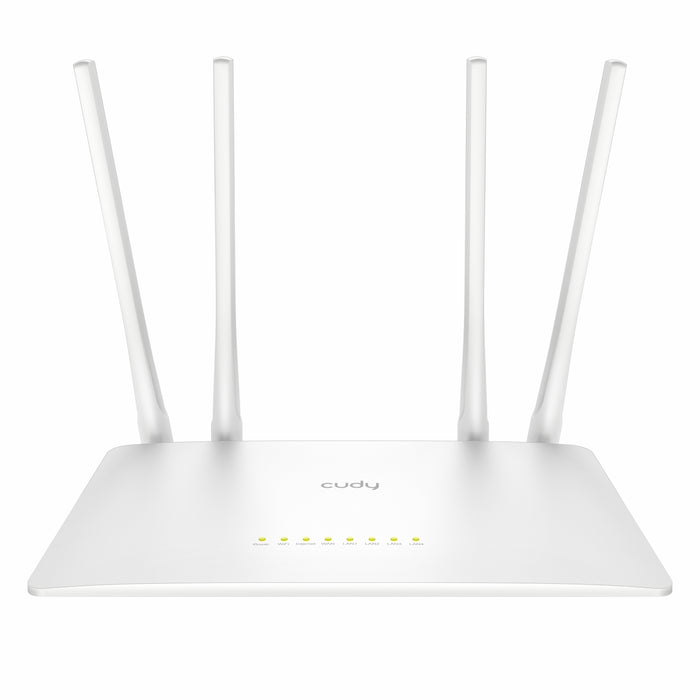 Cudy WR300S 300Mbps 5-Port Wi-Fi 4 Router – White-WR300S