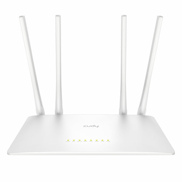 Cudy WR300S 300Mbps 5-Port Wi-Fi 4 Router – White-WR300S