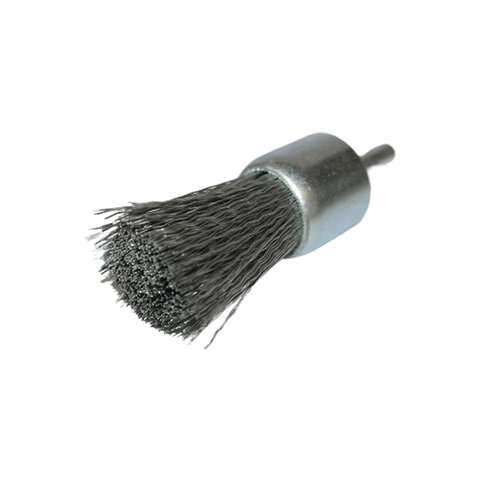 Wire Brush - 20mm Werner Flat Brush for Drill, Port Cleaning, Carbon Steel Wire