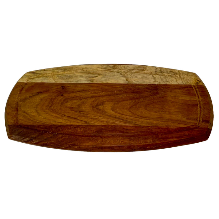 INFINITI Wooden Serving Board Reversible - 180Mm X 360Mm X 20Mm - Kiaat - WSB0180