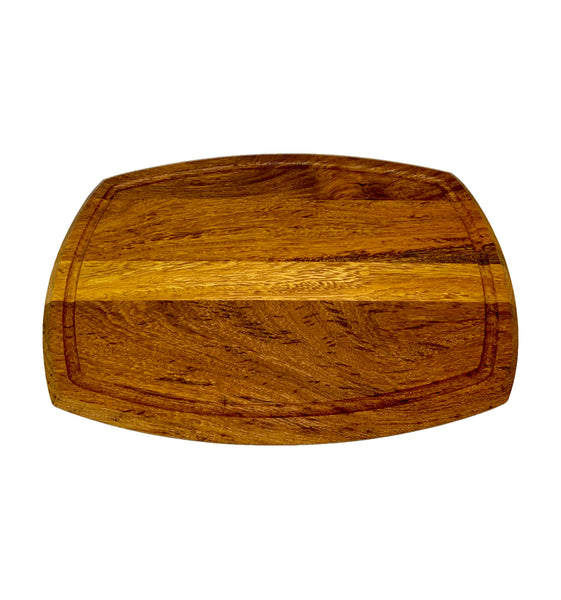 INFINITI Wooden Serving Board Reversible - 255Mm X 360Mm X 20Mm - Kiaat - WSB0255