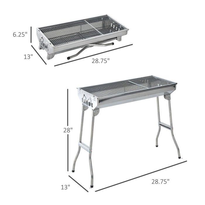 Tramontina Barbecue grilll in stainless steel 76 X 28.6 CM 26484000
