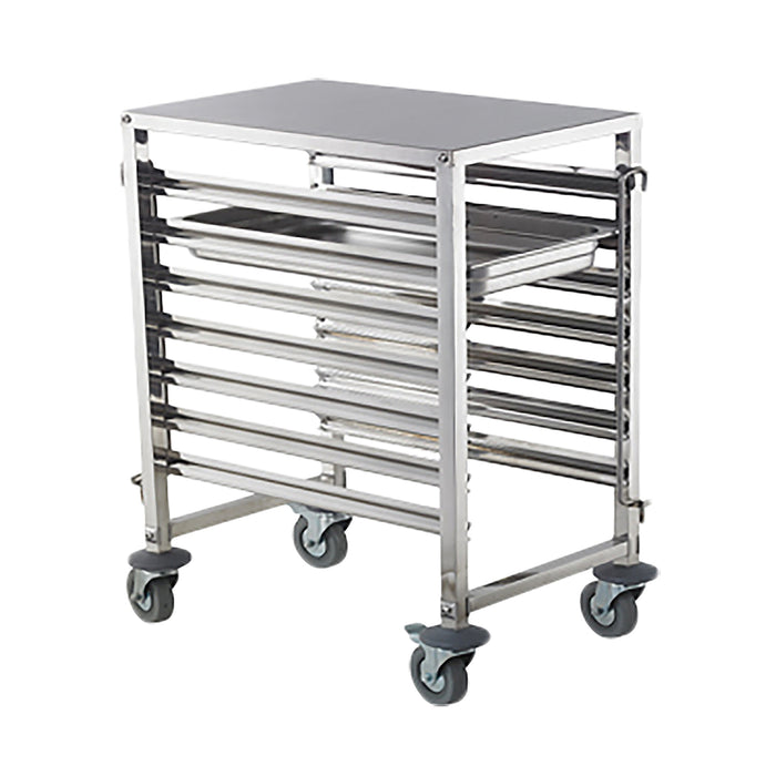 Stainless Steel Mobile 7-Tier Tray Cart | GN 1/1 Compatible | Commercial Kitchen Equipment