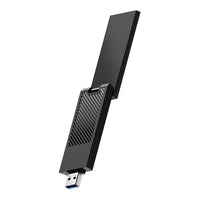 Cudy AX5400 Wi-Fi 6E USB 3.0 Tri-Band High-Gain Adapter-Black-WU5400