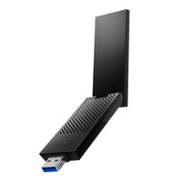 Cudy AX5400 Wi-Fi 6E USB 3.0 Tri-Band High-Gain Adapter-Black-WU5400