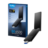 Cudy BE6500 Tir-Band Wi-Fi7 USB 3.0 Adapter-WU6500