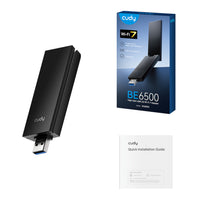 Cudy BE6500 Tir-Band Wi-Fi7 USB 3.0 Adapter-WU6500