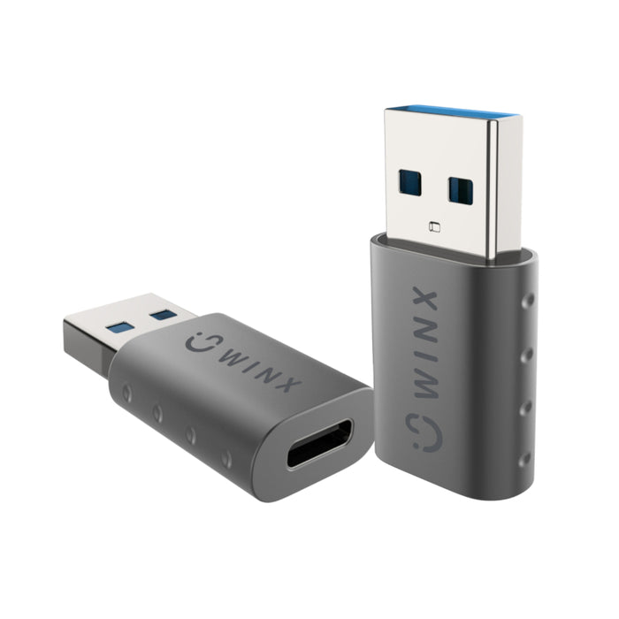 WINX LINK Simple USB to Type-C Adapter Dual Pack-WX-AD104