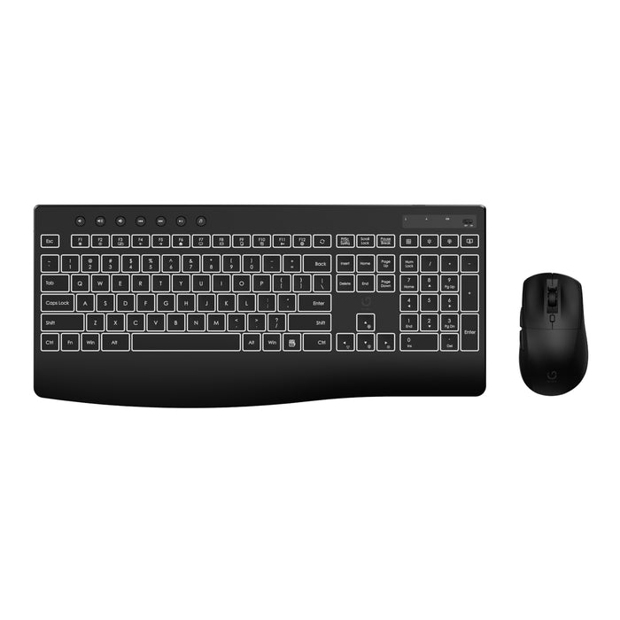 WINX DO Business Backlit Wireless Keyboard and Mouse Combo-WX-CO104