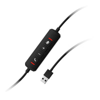 WINX CALL Pro AI Noise Cancelling Headset - Black USB Microphone for Clear Communication on Windows, Mac, Linux