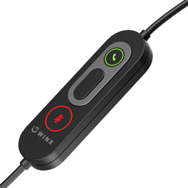 WINX CALL Pro 2 Mono AI Noise Cancelling Headset-WX-HS113