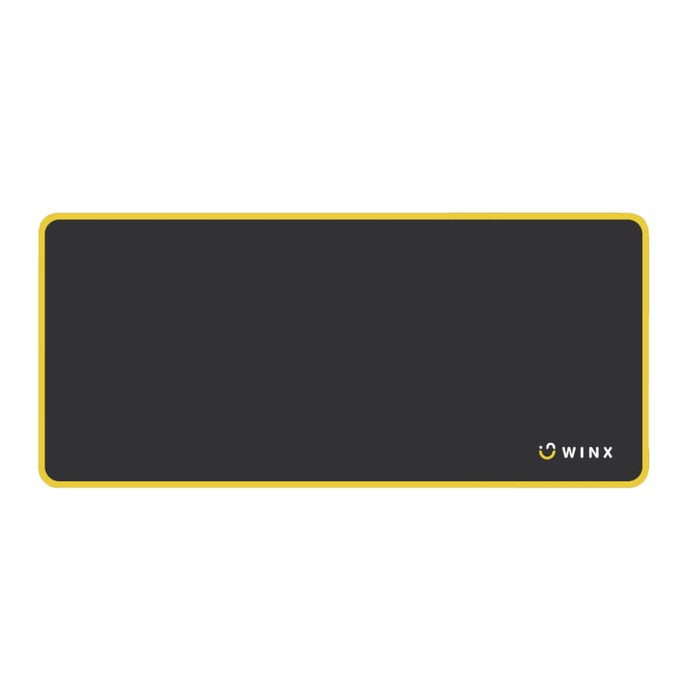 WINX GLIDE Essential Extra Large Mouse Pad - Black & Yellow Gaming Mouse Mat