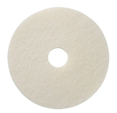 Jax Machine Pad 400 mm White - JSW040 | Round Floor Polishing Pad for Jax Oleum Stain Application