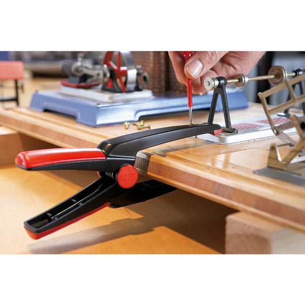 BESSEY Spring Clamp Varioclippix XV - Precise Woodworking Clamp for Tight Spaces, from Chavda.com