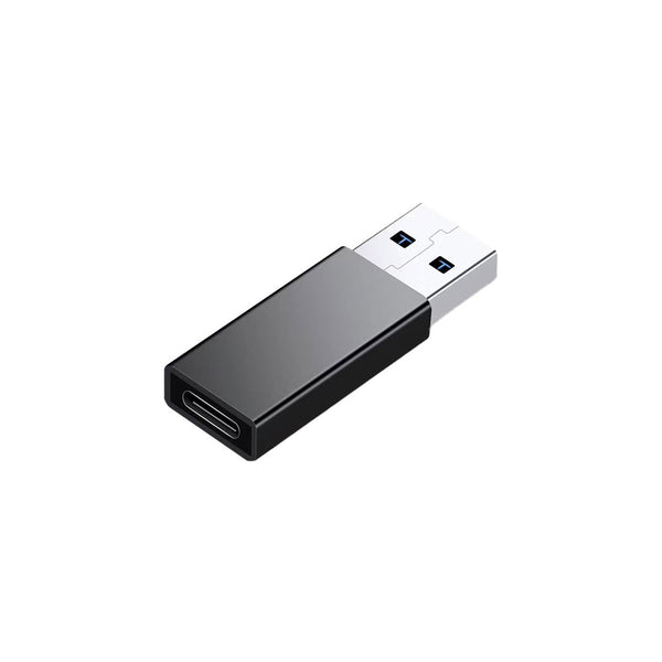 USB3.0 MALE TO USB C F,BLK PE BAG - ADA-USB3-AM-CF-LQ