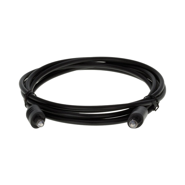 2M TOSLINK CABLE BLACK OD:2.2MM - CAB-TOSLINK-2M-LQ