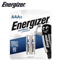 ENERGIZER ULTIMATE LITHIUM:  AAA - 2 PACK (MOQ6)