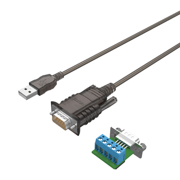 UNITEK Y-108301 1.5M USB RS422/RS485 (DB9M) SERIAL CABLE - CAB-USB2.0-SER-1.5M