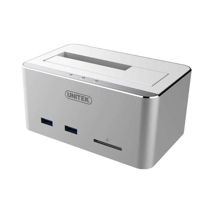 UNITEK USB3.0 SATA DOCKING STATION, HUB+SD(Y-1092) - DS-SATA-USB3-Y-1092