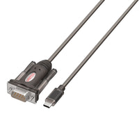 UNITEK 1.5M TYPE-C TO SERIAL ADAPTER BLK (Y-1105K) - CNV-USB-C-SER-1.5M-U