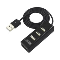 UNITEK USB2.0 4-PORT HUB, 80CM CABLE (Y-2140) - HUB-USB-4P-Y-2140
