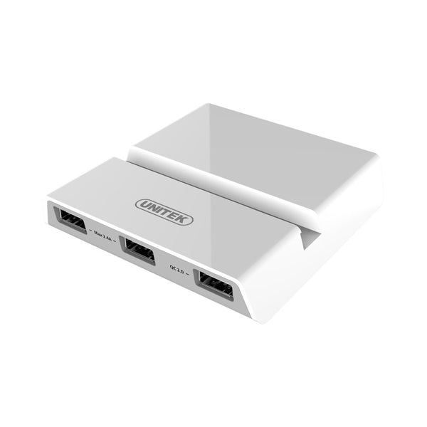 UNITEK 3-P USB BC1.2 + 1-P QC2.0 CHARGE (Y-2173A) - USB-4P-CHARGE-SLOT-U