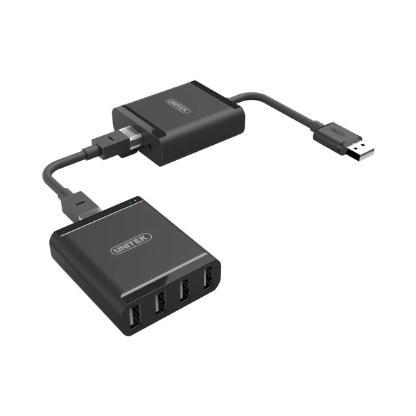 UNITEK EXT CAT5E 4 -PORT HUB 60M (Y-2516) - CAB-EXT-4-P-HUB-U