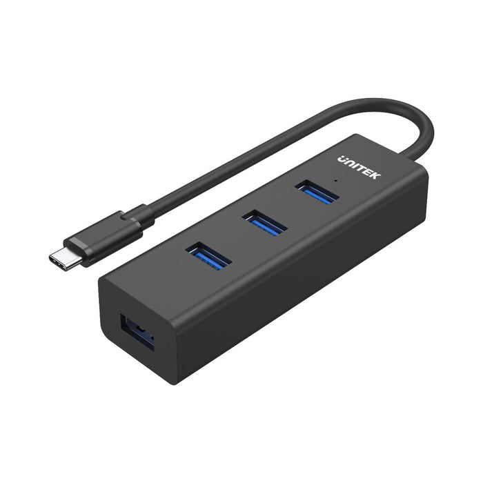UNITEK USB-A 4-PORT HUB, USB-C POWER PORT(Y-3089Z) - HUB-USB3-4P-Y3089Z