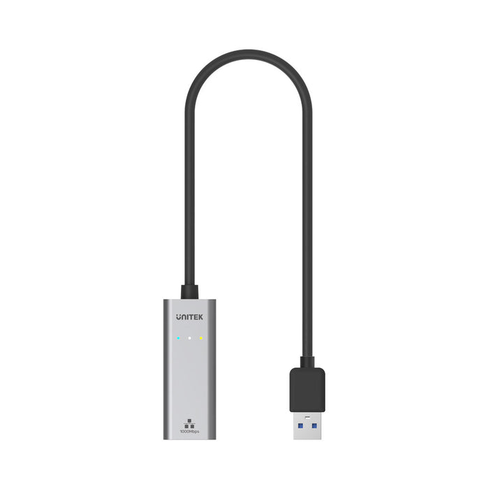 UNITEK USB3 GIGABIT ETH ALUM CONV(Y-3464)* - CNV-USB3-A-ETH-U