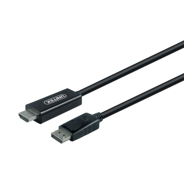 UNITEK 1.8M DISPLAYPORT M TO HDMI M (Y-5118CA) - CAB-DISPM-HDMIM-1.8U