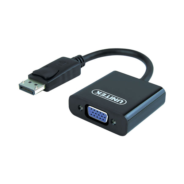 UNITEK 20CM DISPLAYPORT M TO VGA F (Y-5118E) - CAB-DISPM-VGAF-0.2MU
