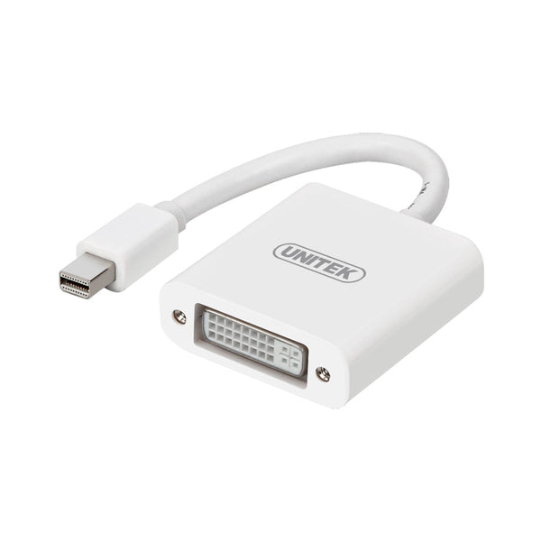 UNITEK MINI DISPLAYPORT TO DVI FEMALE W (Y-6326WH) - ADA-MINIDIS-DVIF-UWH