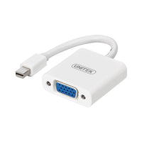 UNITEK MINI DISPLAYPORT TO VGA F, WHITE (Y-6327WH) - ADA-MINIDIS-VGAF-W-U