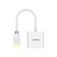 UNITEK HDMI TO VGA ADAPTER WH (Y-6333C01) - CNV-HDMI-VGA-ADAPT